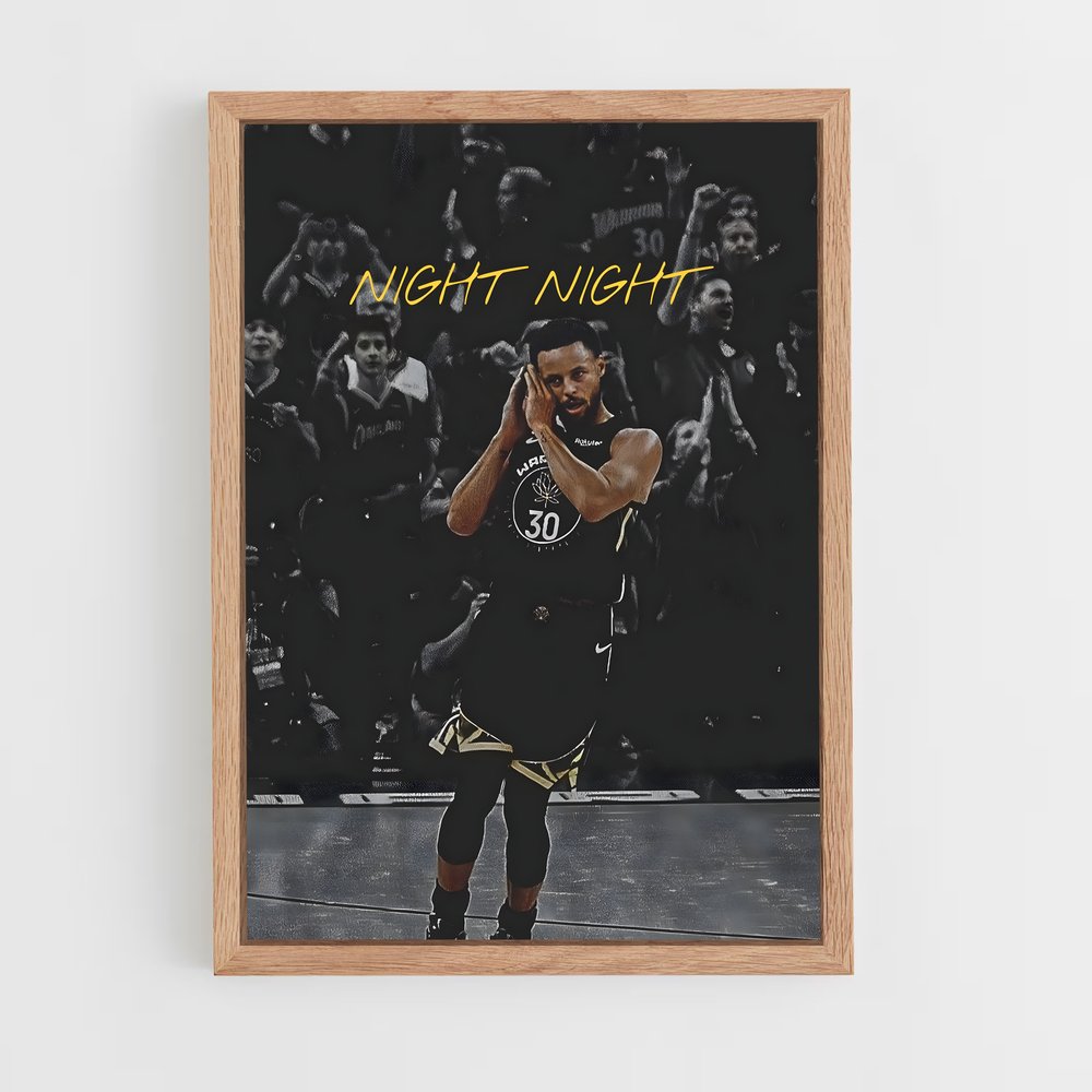 Poster Curry en Action – affiche Basketball (vue 4)